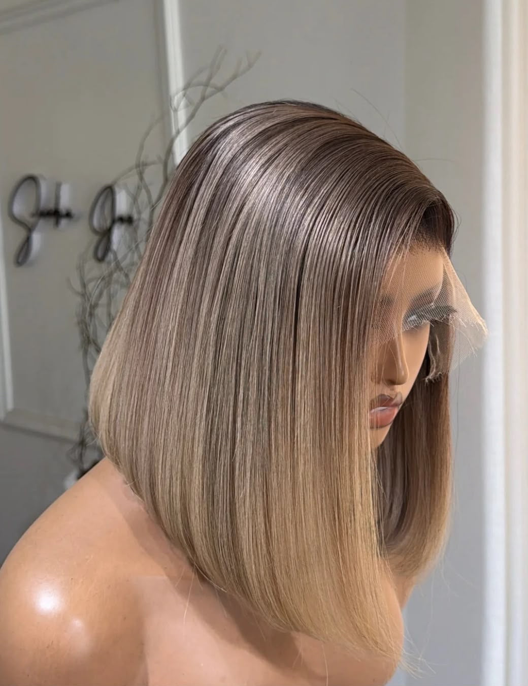 Latte Blonde Bob