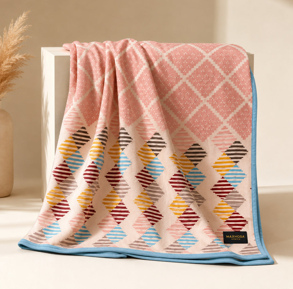 MXS Soft Pink Throw