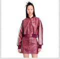 Adidas Croc-Texture Stripe Jacket & Skirt Set
