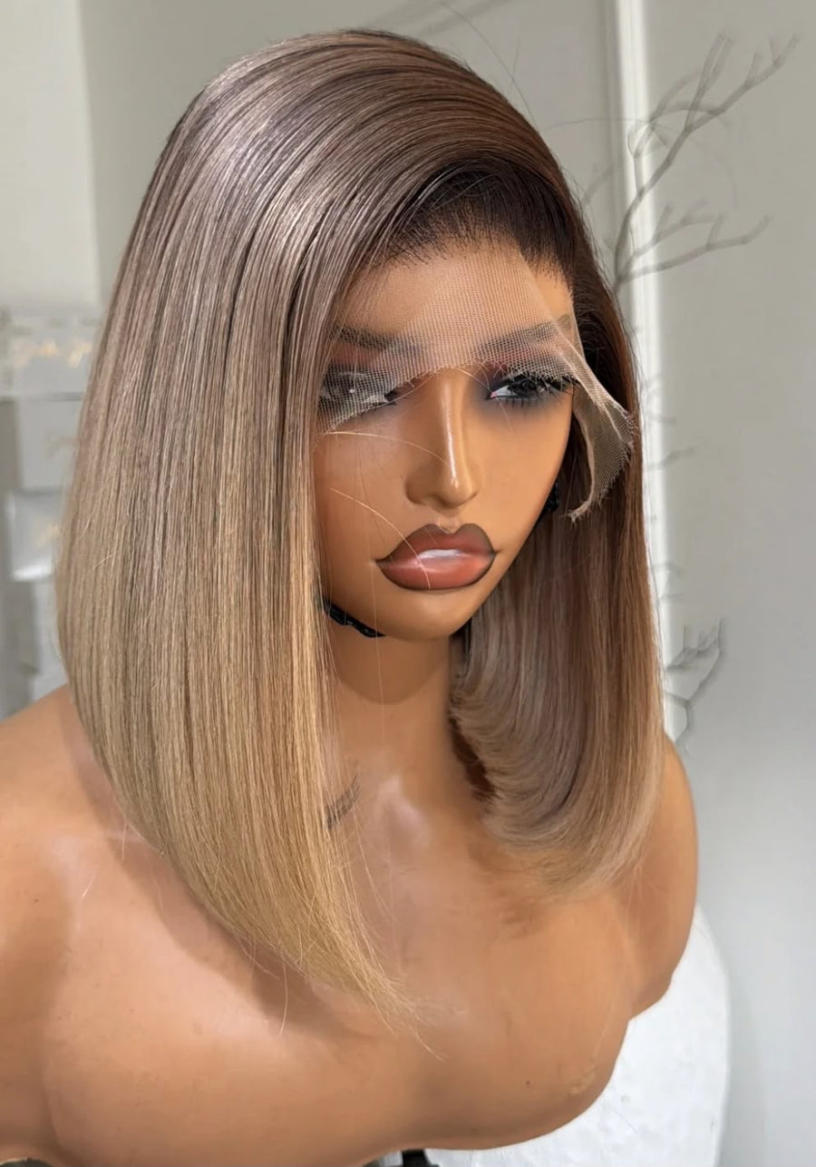 Latte Blonde Bob