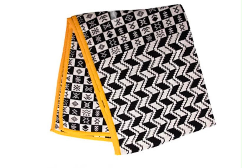 MXS Black & Yellow Big Shawl